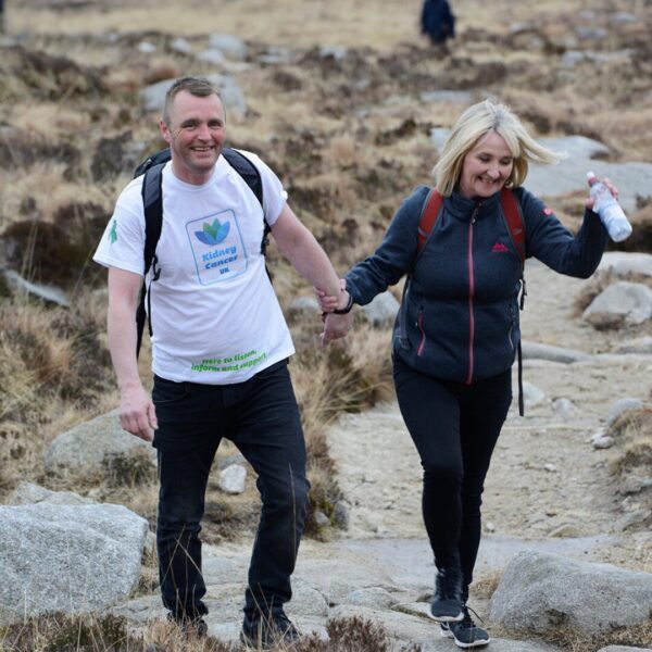 Kidney Cancer UK White Running T-Shirt - Image 5