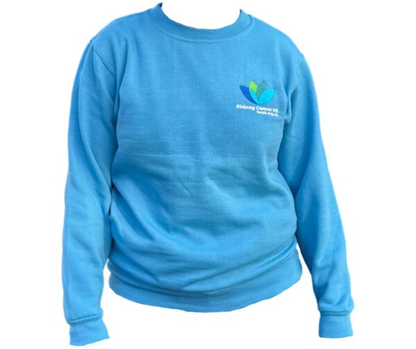 Kidney Cancer UK Blue Sweatshirt