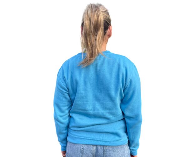 Kidney Cancer UK Blue Sweatshirt - Image 3